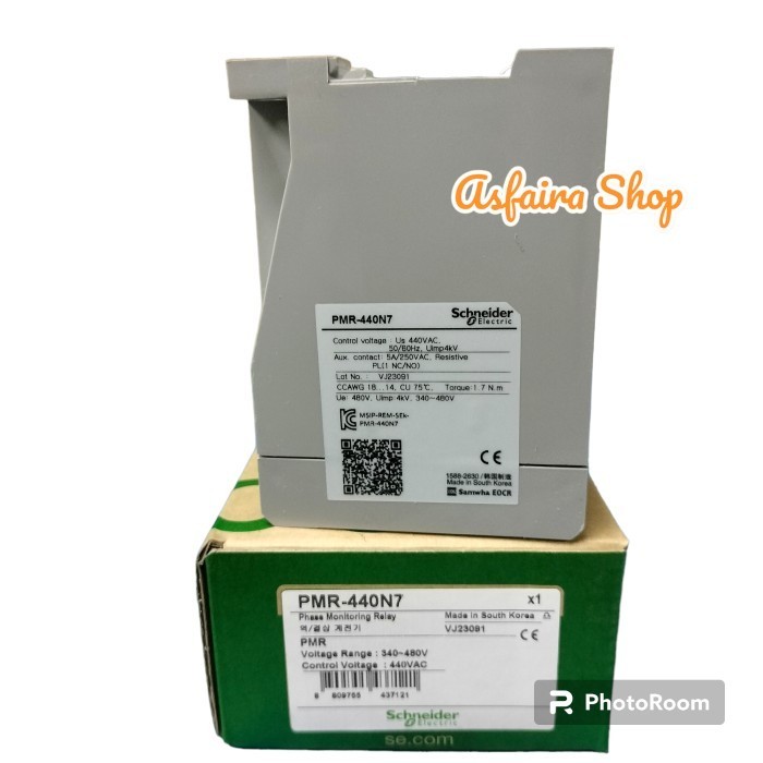 Jual READY Schneider PMR-440N7 phase monitoring relay | Shopee Indonesia
