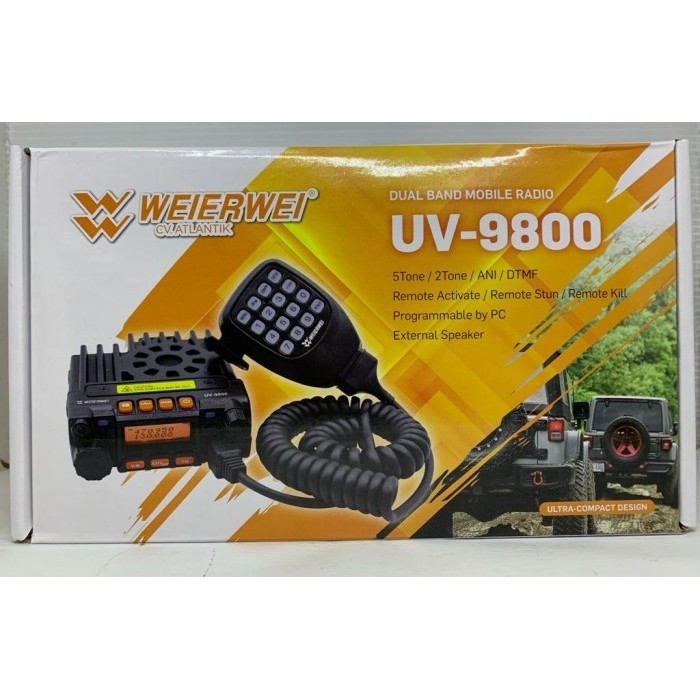 Jual RADIO RIG MINI WEIRWEI DUALBAND UV9800 RIG DUALBAND WEIERWIE UV ...