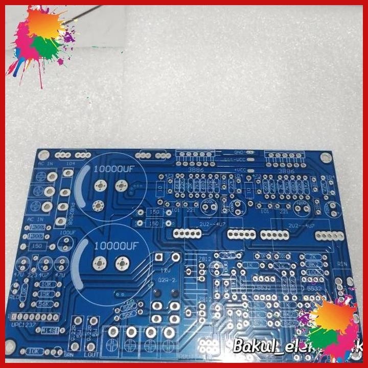 Jual pcb amplifier lm3886 + tone control (bke) | Shopee Indonesia