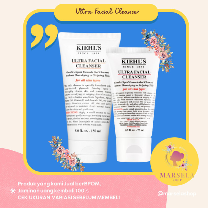 Jual Kiehls Ultra Facial Cleanser Fullsize 150ml Shopee Indonesia