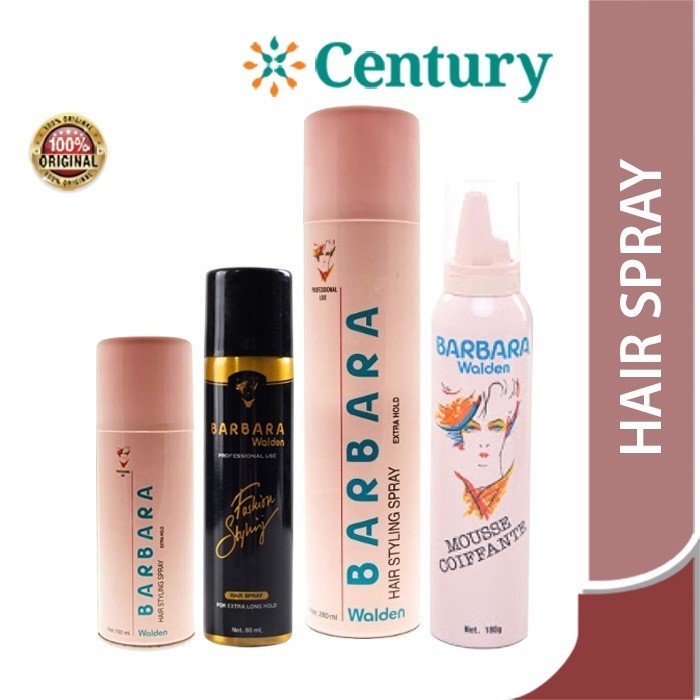 Jual Barbara Hair Spray Extra Hold 280ml & 150ml / Barbara Mousse ...