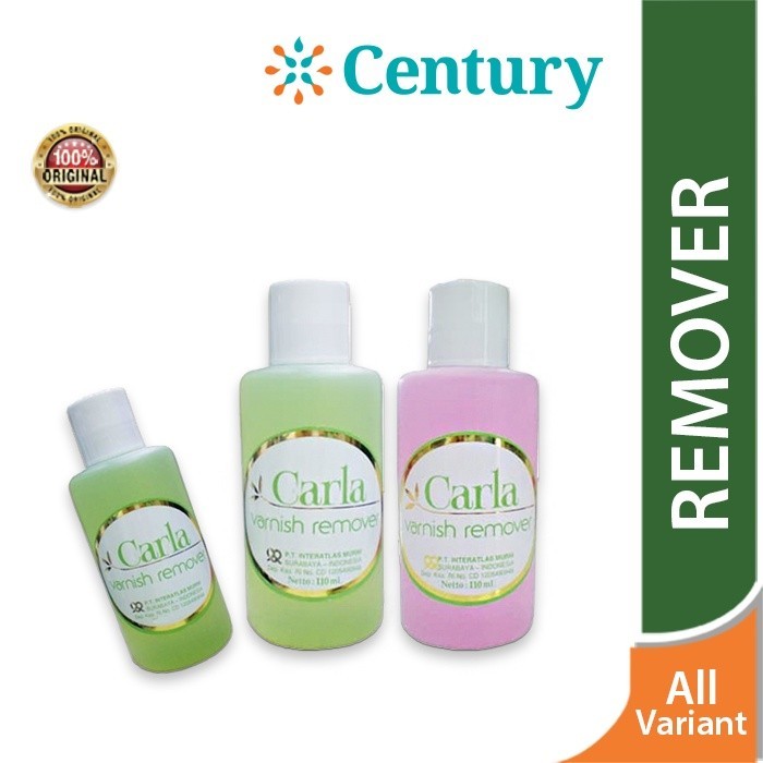 Jual Carla Aceton Red Varnish Remover 35 ml dan 110 ml / Aseton / Kutek ...