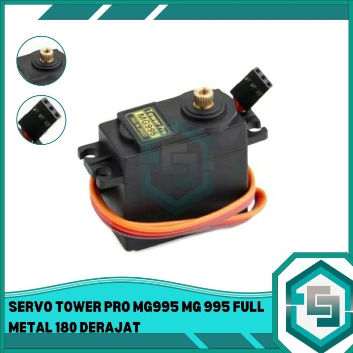 Jual SERVO TOWER PRO MG995 MG 995 FULL METAL 180 DERAJAT | Shopee Indonesia