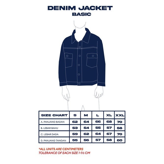 Jual Erigo Denim Jacket Pocket Luzern Raw Denim Unisex Shopee Indonesia