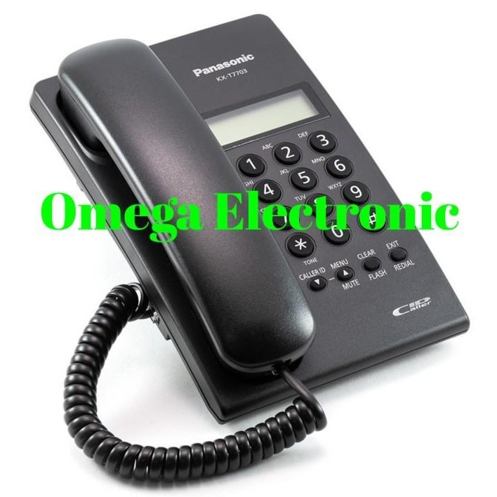 Jual Panasonic Kx-T7703 - Telepon Rumah Kantor Single Line Telpon 7703 ...