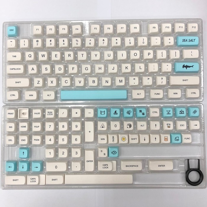 Jual Keycaps Pbr Sea Salt Milk Xda Promechanical Keyard Sublim Shopee