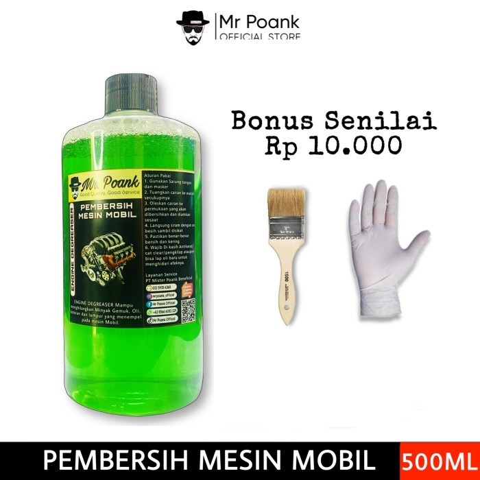 Jual Cairan Pembersih Ruang Mesin Mobil Mr Poank 500ml | Shopee Indonesia