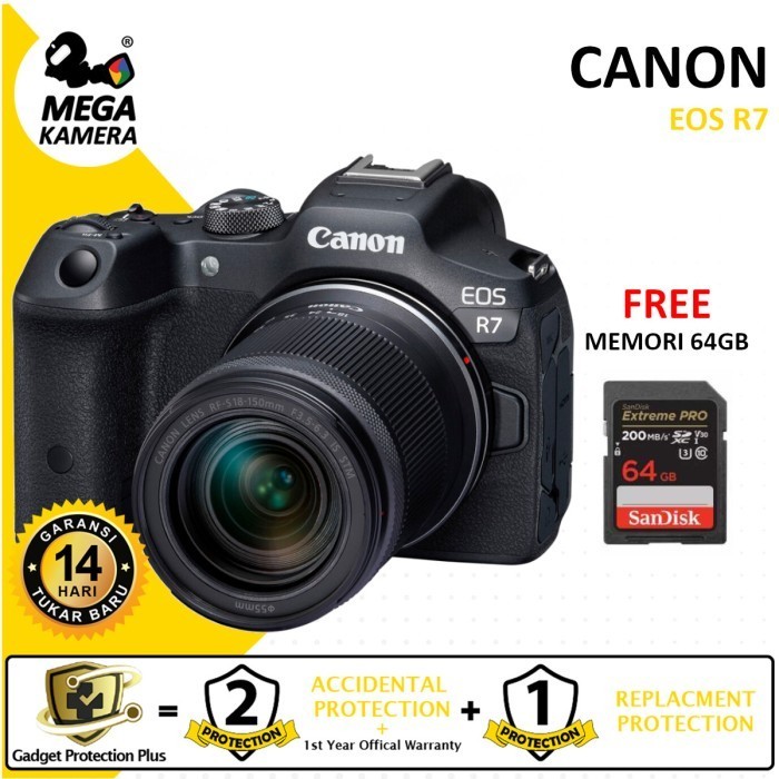 Jual Canon Eos R7 Kit Lensa 18150Mm Mirrorless Camera Kamera Eos R 7 Terlariss !! Shopee