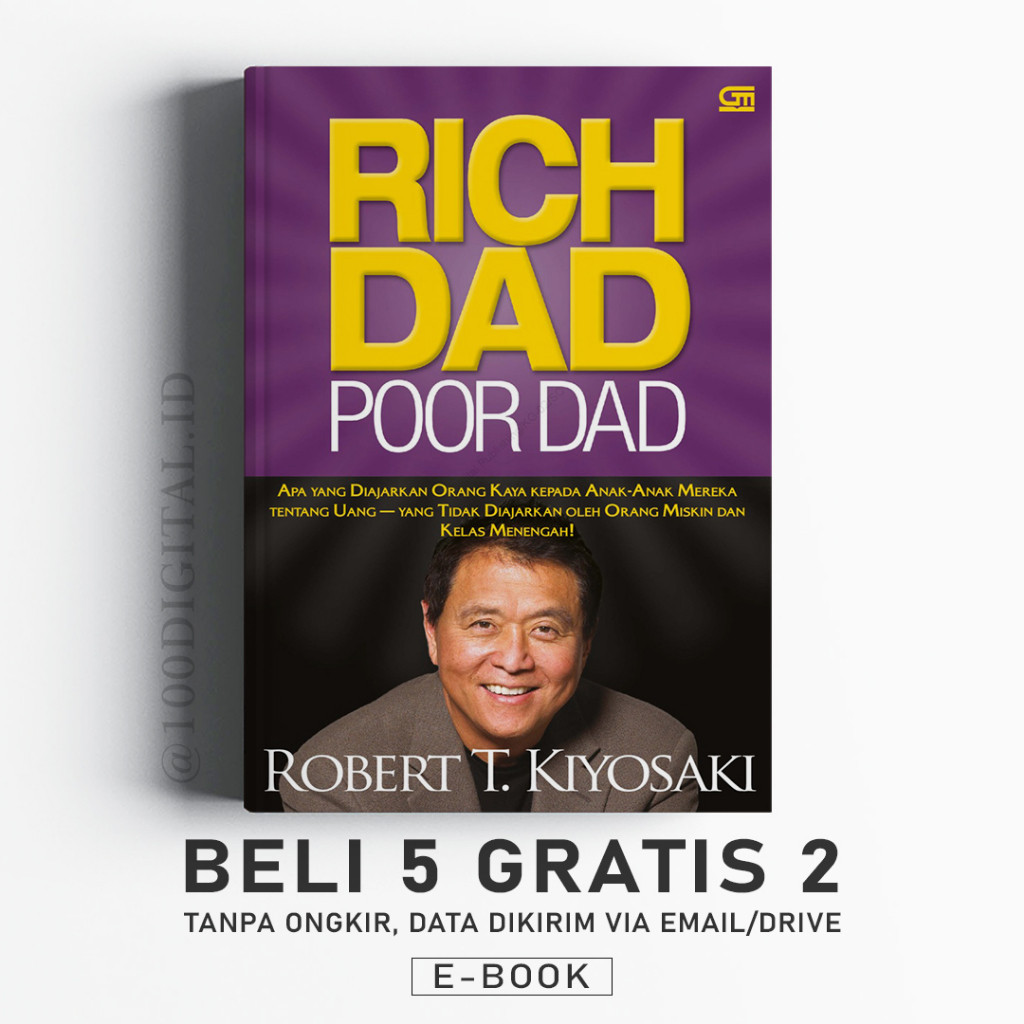 Jual Buku Cetak Rich Dad Poor Dad Bahasa Indonesia Shopee Indonesia