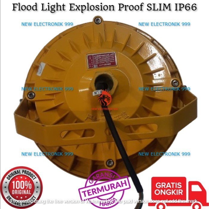 Jual Lampu Sorot Yaming Flood Light Explosion Proof Slim Led 100w 6000k