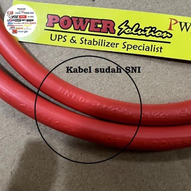 Jual Kabel Booster Jumper Sambungan Baterai Accu Aki UPS Mobil Genset