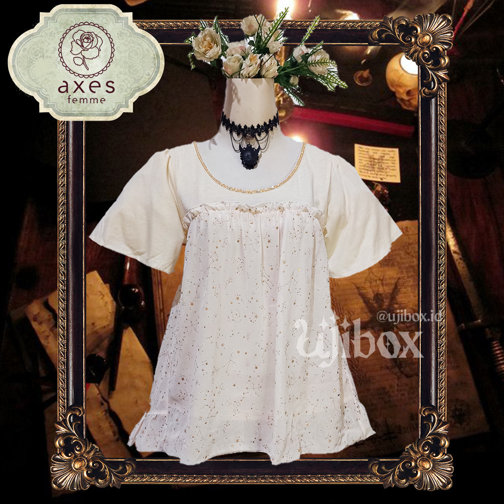 Jual Axes Femme Constellation Starry Top Kawaii Gyaru Jepang Korea