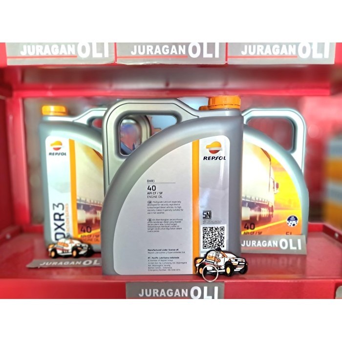 Jual Oli Mobil REPSOL DXR 3 SAE 40 CS/SF 5 X 5L | Shopee Indonesia