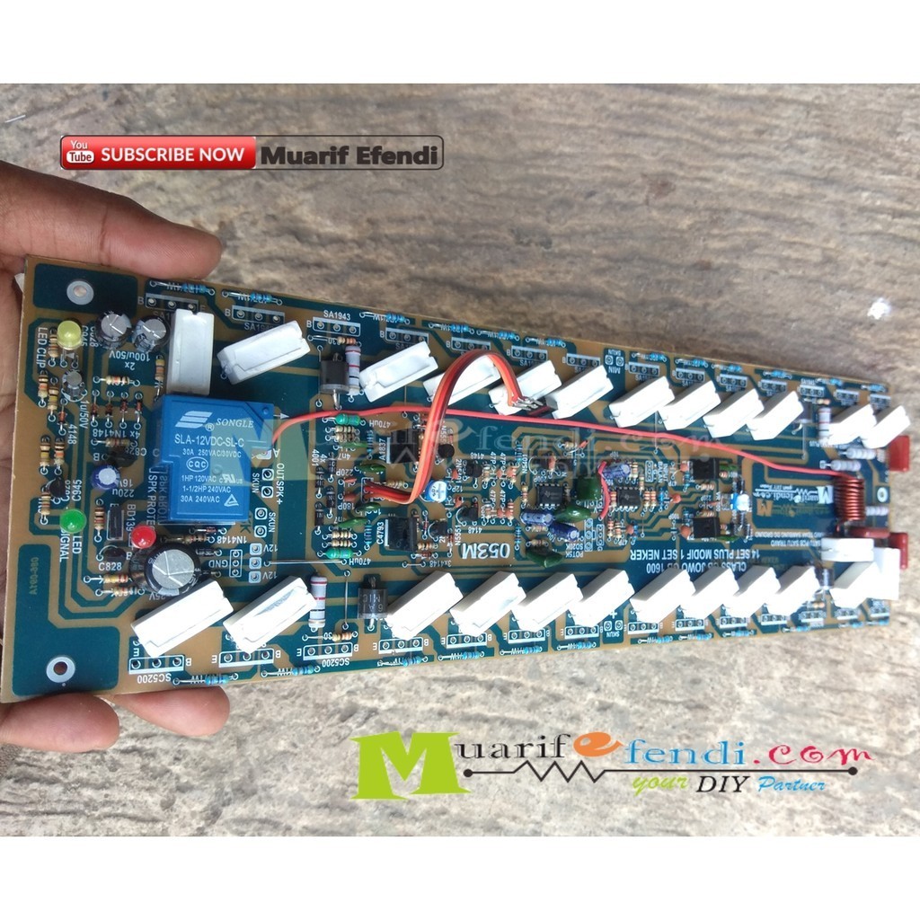 Jual KIT Power Amplifier CLASS GB JOWO GB1600 14set final 35cm 053M
