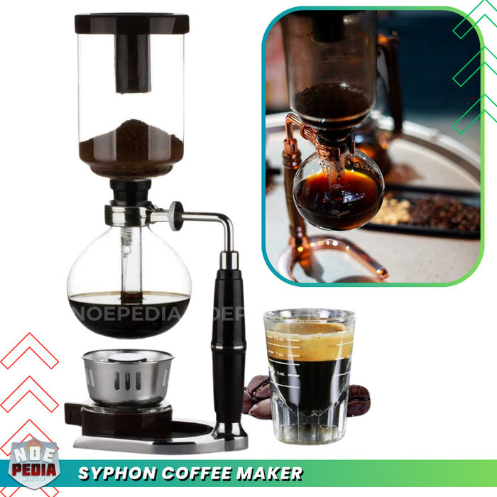 Jual Coffee Maker Vacuum Pot 5 Cups Eworld Style Siphon JF99 | Shopee ...