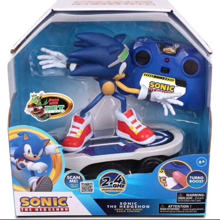 Jual Sonic The Hedgehog Sonic Free Riders RC Vehicle | Shopee Indonesia