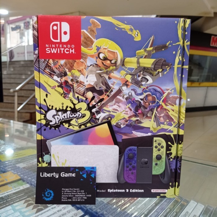 Jual Nintendo Switch Oled Console Splatoon 3 Limited Edition | Shopee ...