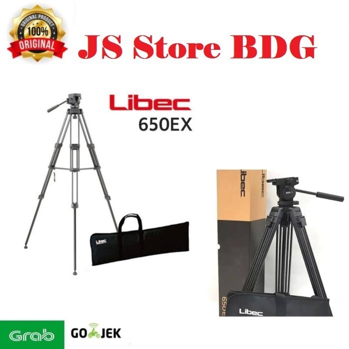 Jual Harga Disc Tripod Libec 650ex Profesional Tripod For Camcorder