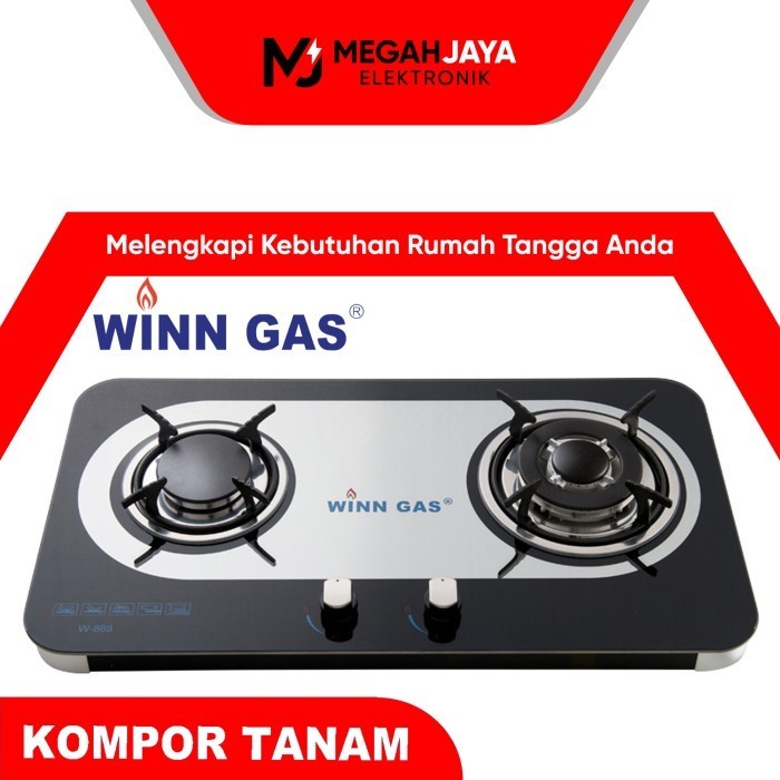 Jual Winn Gas Kompor Tanam W888 / W-888 (2 Tungku) Garansi Resmi ...