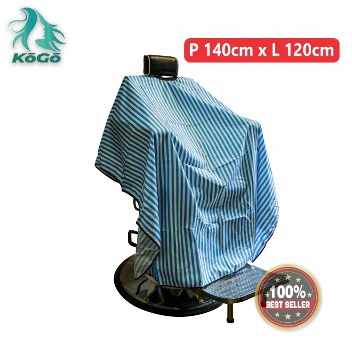 Jual CAPE / KEP / KAIN KIP / SARUNG CUKUR POTONG BARBER SALON GARIS ...