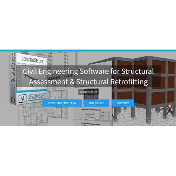Jual Civil Engineering Software for Structural Assessment & Structural ...