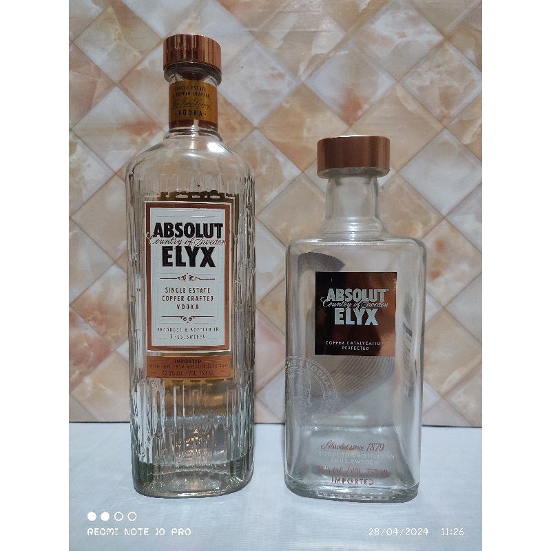 Jual botol bekas, ab sol u t e e l y x | Shopee Indonesia
