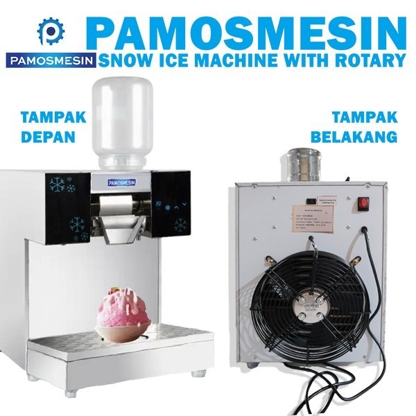 Jual Pamosroom Snow Ice Machine Bingsu Mesin Es Krim Korea Bingsu Nampan Shopee Indonesia