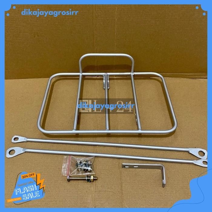 Jual Front Rack Keranjang Pannier Rak Depan Sepeda Siap Pasang Best Seller Shopee Indonesia