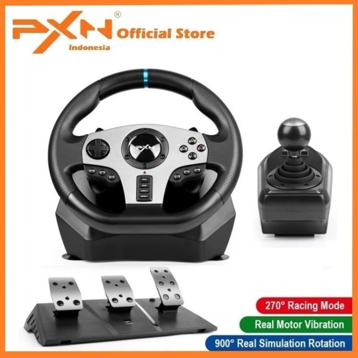 Jual PXN V9 Gaming Steering Wheel 900 Degree Shopee Indonesia