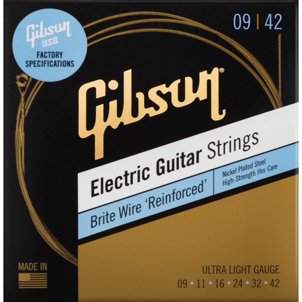 Jual Gibson Brite Wire 'Reinforced' Ultra Light String Gitar Elektrik ...