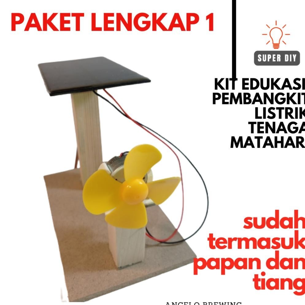 Jual Kit Edukasi Pembangkit Listrik Tenaga Matahari Solar Cell Panel ...