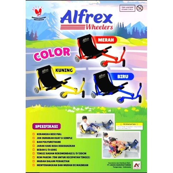 Jual SEPEDA ANAK RODA TIGA MAINAN WHEELERS ALFREX | Shopee Indonesia