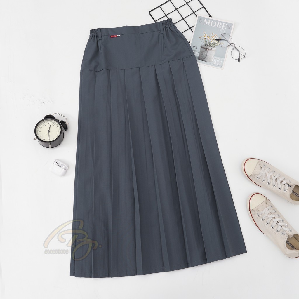 Jual Promo Mega Sale 5.5 // Seragam SMA Rok Panjang Rempel Bawah ...