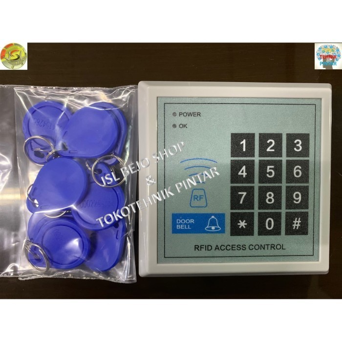 Jual RFID Door Lock Access Control System Set 10 Key | Shopee Indonesia