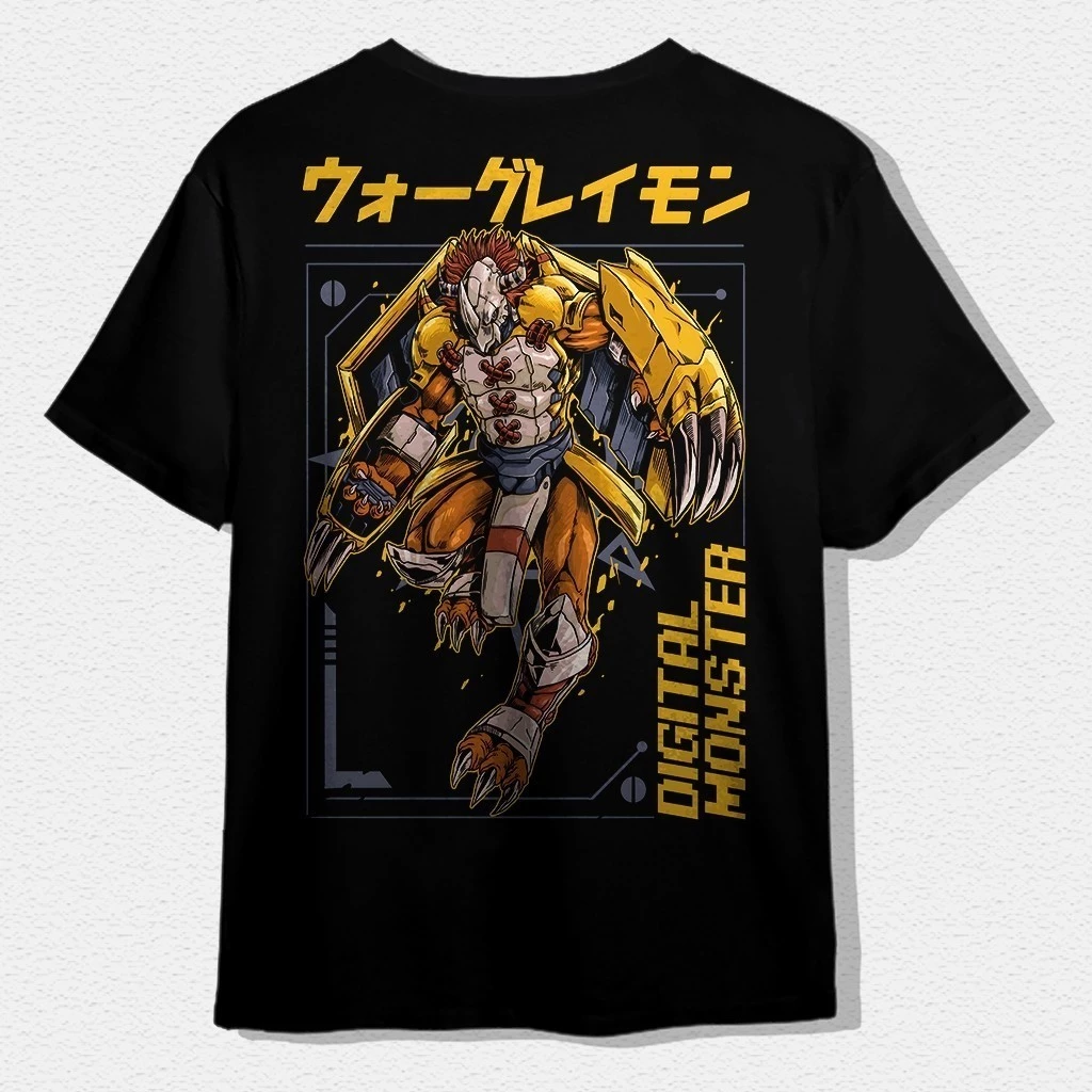 T-Shirt Wargreymon Premium Jepang - Streetwear Unik dari CDDY.ID untuk Gaya Kekinian Anda!