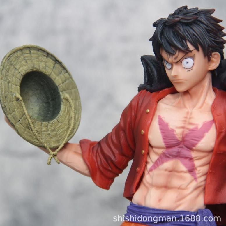 Jual Action Figure GK Luffy Super Effect Gede Lampu LED Action Figure