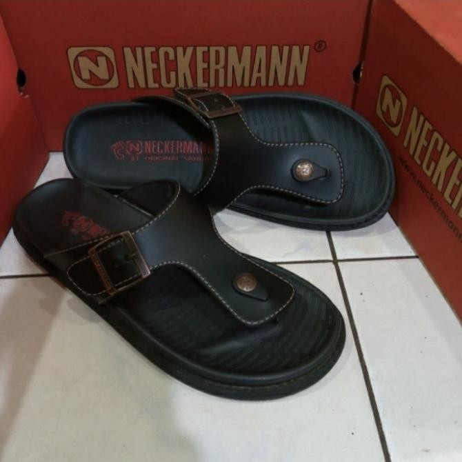 Jual Sandal Jepit Pria merk Neckerman original eden-044 hitam | Shopee ...