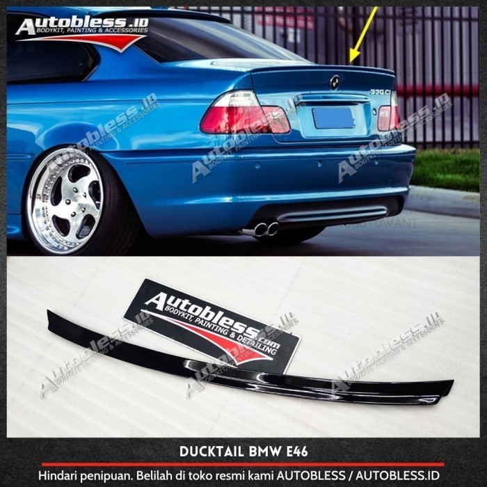 Jual Masih Ada! Spoiler Ducktail Bmw E46 M3 Style Plastic Import ...