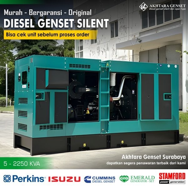 Jual Genset Ultra Silent 350 Kva 400 Kva 450 Kva Perkins Cummins Isuzu Emerald Shopee Indonesia 5702