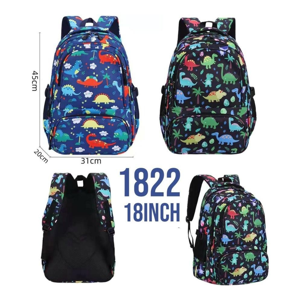 Jual RANSEL BACKPACK SD / REMAJA TAS ANAK SEKOLAH GAMBAR DINO ...