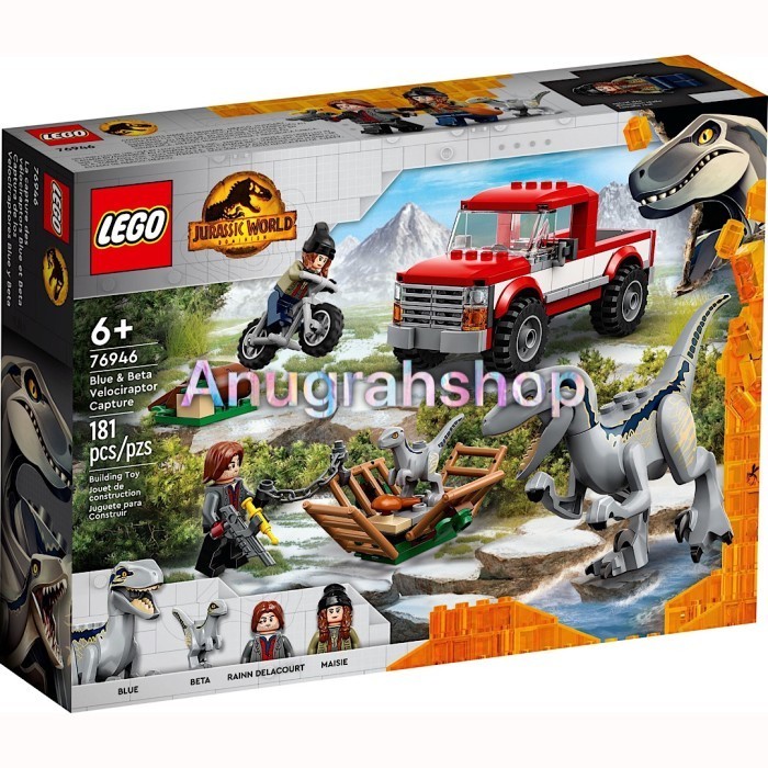 Jual LEGO 76946 JURASSIC WORLD Blue & Beta Velociraptor Capture ...