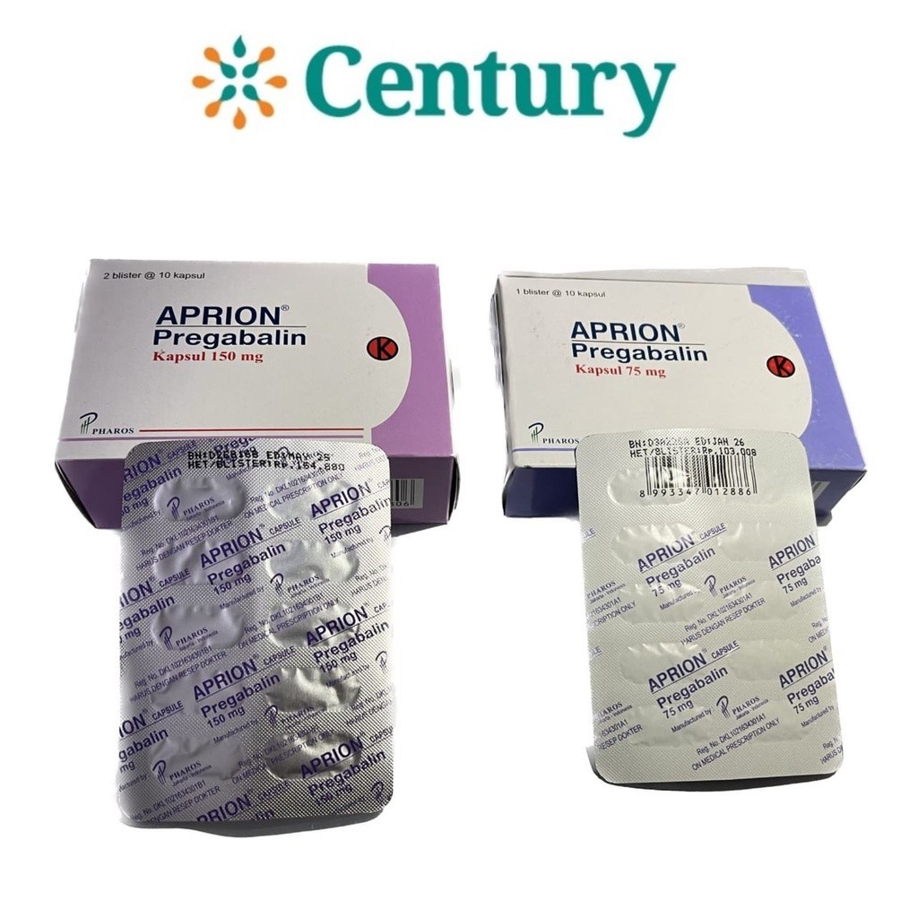 Jual APRION 1 BLISTER ISI 10 KAPSUL / APRION 150MG / APRION 75MG ...