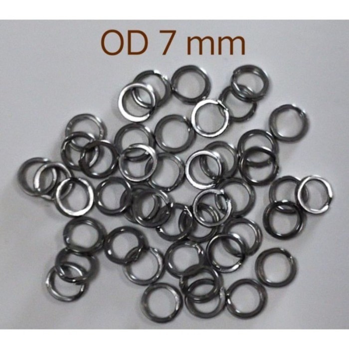 Jual Split Ring Flat / Split Ring Pipih Isi 100 Pcs | Shopee Indonesia