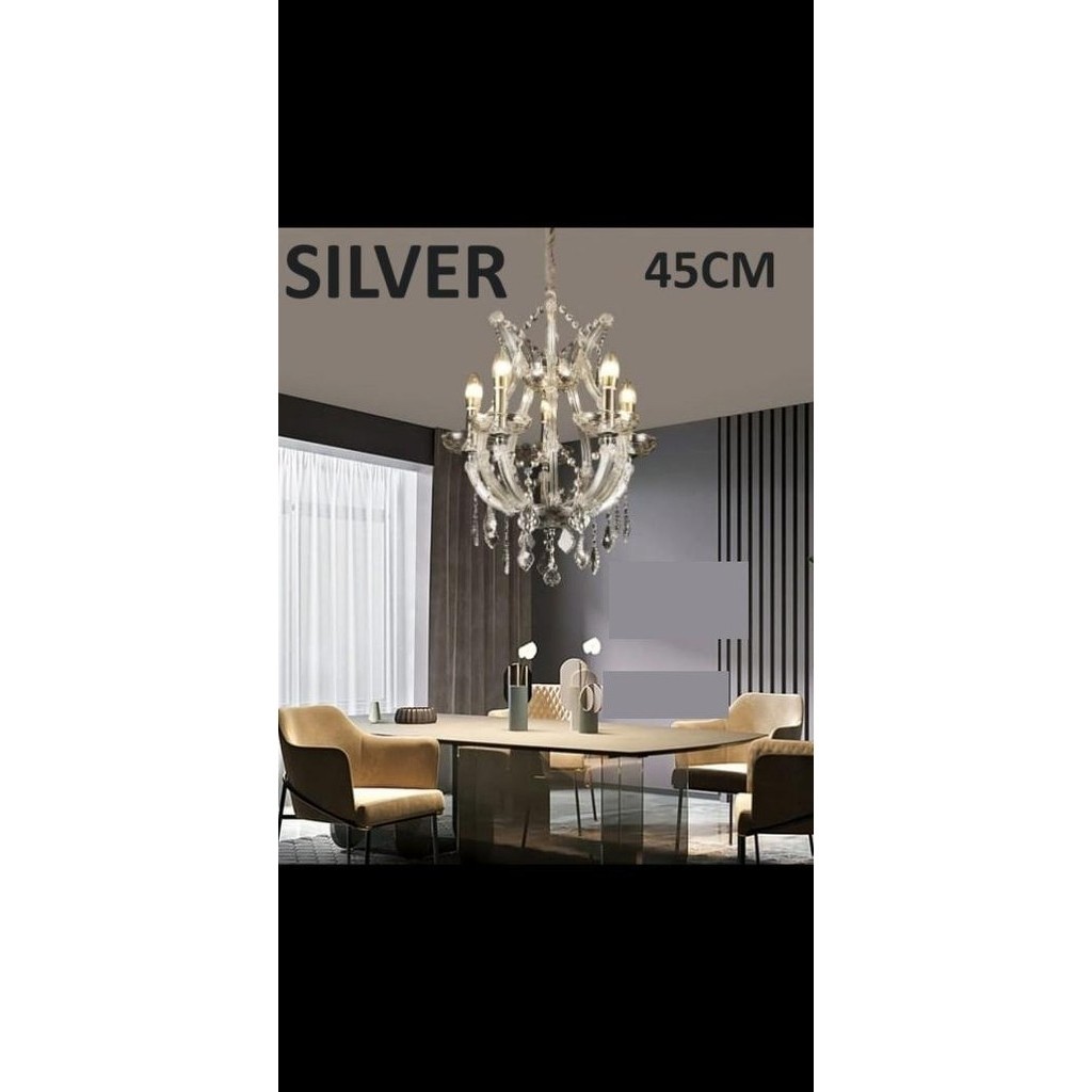 Jual FL 1850 LAMPU GANTUNG KRISTAL CHANDELIER KLASIK MODERN HIAS MEWAH ...