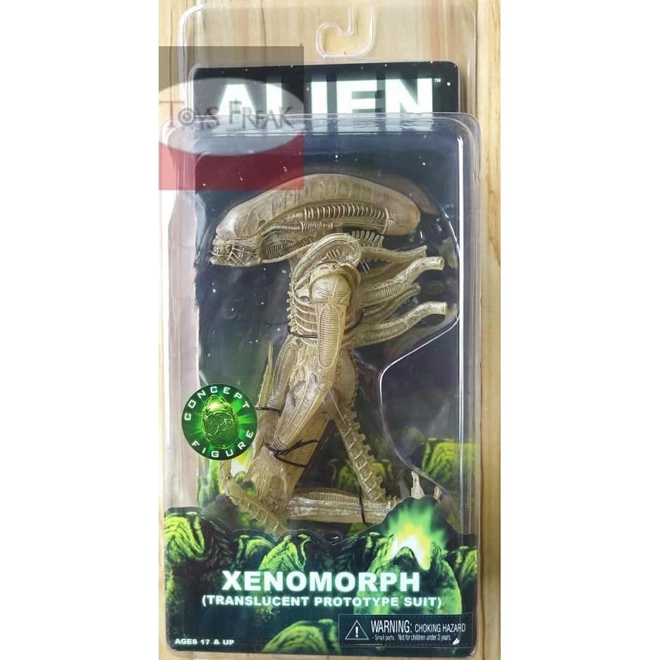 Jual Action Figure - Neca - Alien - Xenomorph Transcluent Prototype ...