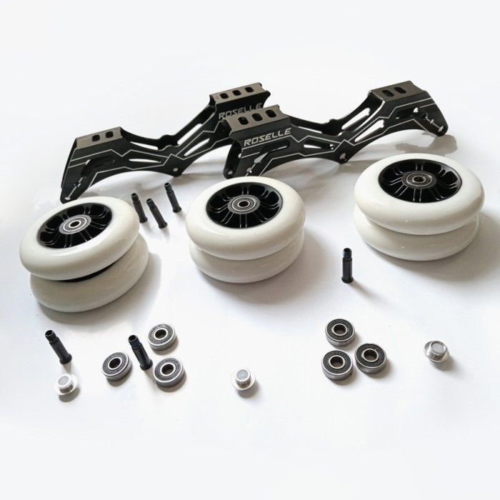 Jual FRAME inline skate HIGHSPEED Sepatu roda 3x100mm Three Wheels SET ...