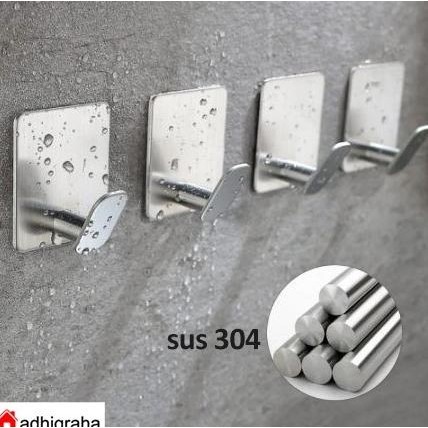 Jual Stiker Gantungan Single Sus 304 Manset Kotak Sticker Hook Shs ...