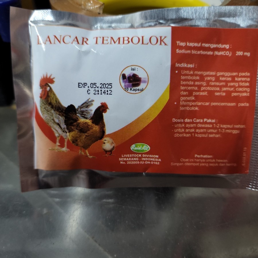 Jual 30 SASET LANCAR TEMBOLOK SEDUS OBAT AYAM TIDAK TURUN TELI | Shopee ...