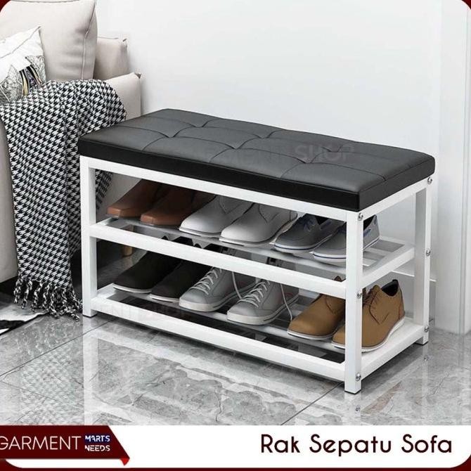 Jual Rak Sepatu Susun Besi Bench Tempat Duduk Kokoh Berkualitas ...