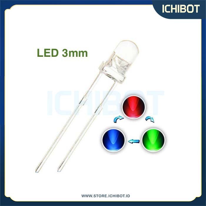 Jual Led 3mm Warna Flashing Blink Otomatis 2 Pin - Slow | Shopee Indonesia